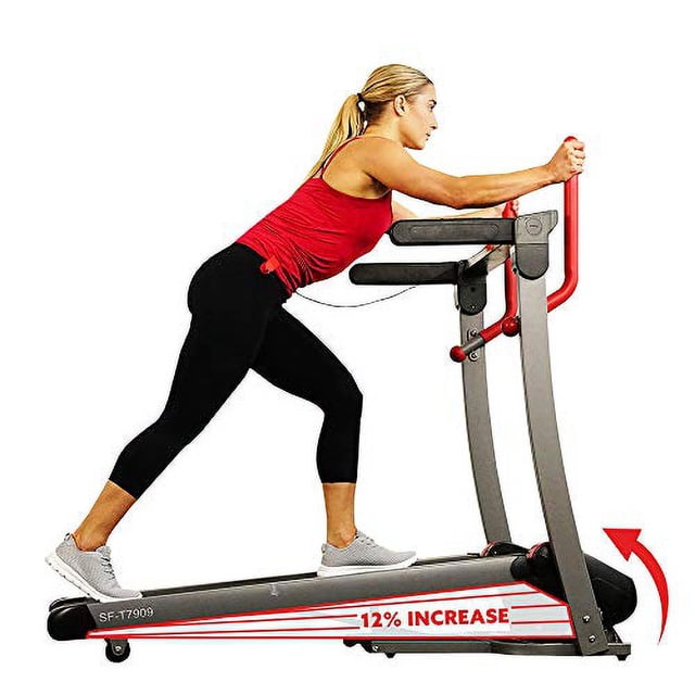 Sunny Health & Fitness Tapis Roulant Incliné avec Haut-Parleurs Bluetooth et Fonction de Chargement USB - SF-T7909
