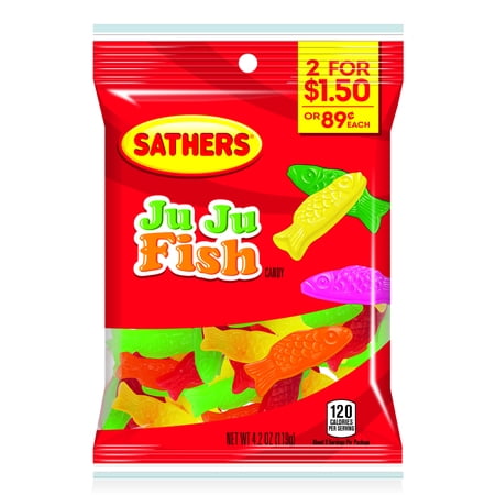 UPC 075602101264 product image for Sathers Ju Ju Fish Candy - 4.2 Oz, 12 Pack | upcitemdb.com