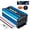 Blue, variant on 3000W 6000W Peak Pure Sine Wave Power Inverter 12V DC to 110V AC Converter, 60Hz/50Hz, 4 AC Outlets USB, LCD Display, Remote Control for Car, RV, Camping & Home Backup Blue