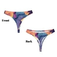thumbnail image 3 of Balery Hip-Hop DJ Dolphin Tangas de Algodón para Mujer con Estampado – Ropa Interior Sexy, Transpirable, G-string-3X-Large, 3 of 6