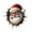 C, variant on 3D Look Christmas Wall Stickers Santa Claus Snowman Reindeer Break Through Wall Design Removable Wall Decals for Bedroom Living Room Home Holiday Decor