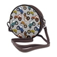 thumbnail image 2 of Lsque Color Tractor Pattern Shoulder Bag – Microfiber Leather Crossbody with Detachable Strap & Handle Ring, Waterproof & Durable, Elegant Everyday Carry, 2 of 5