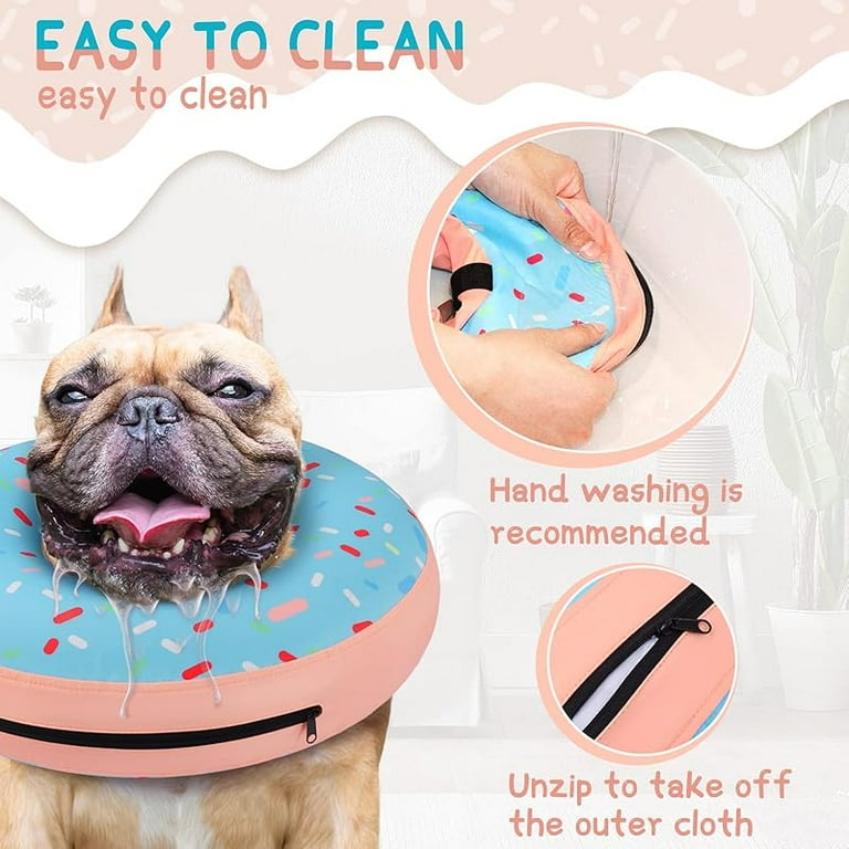 Supet Inflatable Dog Cone Collar Alternative After Surgery, Dog