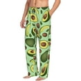 thumbnail image 2 of Disketp Avocado With Seeds Men'S Pajama Pants - Ultra Soft Fleece Sleep And Lounge Pants (Size: S-Xxl), 2 of 9