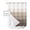 Brown, variant on No Hook Shower Curtain with Snap in Liner, Khaki Striped Gradient Rustic Wood Board Hotel Shower Curtains for Bathroom, Washable Shower Curtain Liner Set with Mesh Top Window, 36"x78"