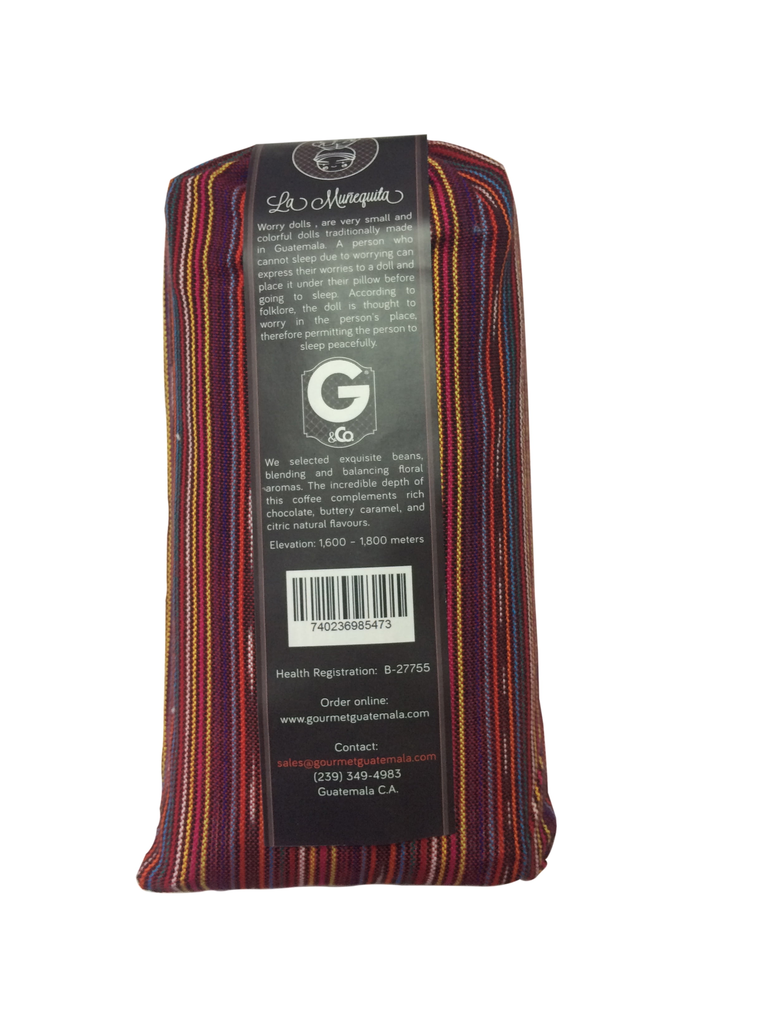 Guatemala coffee, Antigua, Medium Roast, Whole Bean, 16 oz.