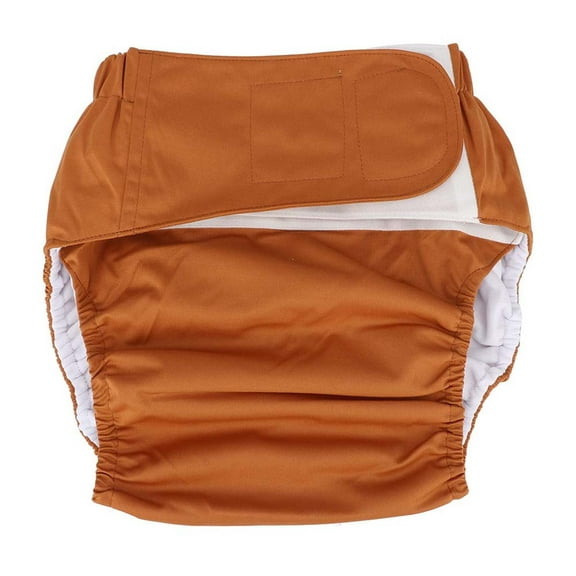 Adult Cloth Diaper, Waterproof Washable Reusable Adult Elderly Cloth Diapers, Adult Swim Diapers Pocket Nappies Adult Nappies (One size fits all (fits 1'5 to 3'8 waist))