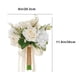 thumbnail image 3 of Ganfancp Emulación Flor Nupcial Mano Ramo Ramo de Boda Liso y Elegante Foto Props Ofertas Del Día Sólo En Línea 1* Ramo de Mano, 3 of 6