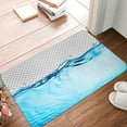 thumbnail image 4 of Yiaed Crystal Clear Water Splash Print Flannel Doormat Mat Outdoor Indoor Door Mats,Welcome Matt Outdoor Front Door Mat Doormat Outdoor Mat Outdoor Mat,16"x24", 4 of 7