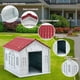 thumbnail image 4 of Casa Para Perro Q Perrón Raza Chica Impermeable Techo Rojo, 4 of 6