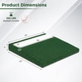 thumbnail image 3 of Gymax Portable Pitching Mound w/Baseball Pitching EVA Carry Handle Youth Baseball, 3 of 10