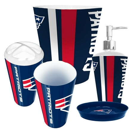 New England Patriots NFL Complete Bathroom Accessories 5pc Set Walmart.com New England Patriots NFL Complete Bathroom Accessories 5pc Set Walmart.com