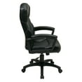 Black Bonded Leather Office Chair