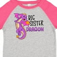 thumbnail image 4 of Inktastic Big Sister Cute Purple Dragon Girls Toddler T-Shirt, 4 of 5
