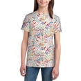 thumbnail image 3 of Wukai Passport Stamp Youth Unisex Short Sleeve T-Shirt for Boys, Girls, Teens, and Kids-Large, 3 of 7