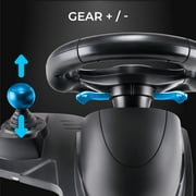 Subsonic - Superdrive GS550 Steering Wheel, 270° Rotation, with Pedals, Paddle Shifter and Vibration. Compatible Switch 2 / Switch, PS4, Xbox One, xbox Series x/S, PC – Black