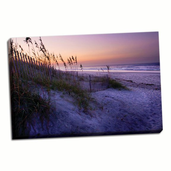Gango Home Decor Lavender Beach I by Alan Hausenflock (Ready to Hang); One 36x24in Hand-Stretched Canvas