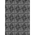 thumbnail image 1 of Ahgly Company Indoor Rectangle Patterned Dark Gray Novelty Area Rugs, 8' x 12', 1 of 6