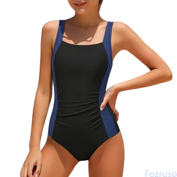 Fozruso Color Girls Swimsuit For Kids And Juniors Beach Pool Party Rash Guard Sun Swimwear One-Piece Bathing Suit Sizes 9-10 Years