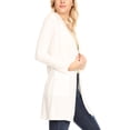 thumbnail image 2 of Women's Casual Long Sleeve Open Cardigan with Side Pockets, 2 of 5