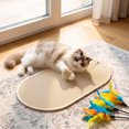 thumbnail image 6 of Sisal Scratching Mat for Indoor Cats Heavy Duty Sofa and Wall Mount Claw Scratcher Pad, Furniture Guard for Apartment Living, Space Saving Pet Toy, 6 of 6