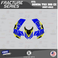 thumbnail image 2 of Kalair GFX Graphics Kit for Honda TRX300EX (2007-2013) Fracture Series, 2 of 6