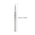 thumbnail image 2 of OULII 5Pcs Tweezers for Crafting in Silver Tone with Curved Tip, 2 of 8