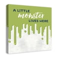 thumbnail image 2 of Creative Products Little Monster Lives Here 24x24 Canvas Wall Art, 2 of 5