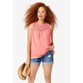 thumbnail image 3 of Ellos Women's Crochet Lace Tank Top, 3 of 6