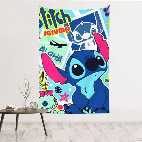 Cartoon Animation Tapestry 60*40 Inch Nightmare Christmas Tapestry for Bedroom Party Home Decoration