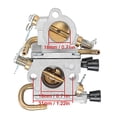 thumbnail image 6 of Carburetor for TS420 TS410 TS410Z TS420Z Concrete Cut-Off Saw Replaces C1Q-S118, 6 of 10
