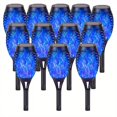 thumbnail image 1 of 2pcs/4pcs/6pcs/8pcs/12pcs Solar Torch Light With Flickering Flame, Solar Flame Torch For Garden Decorations, Waterproof Solar Outdoor Lights For Landscape Party Decoration - Auto On/Off, 1 of 5