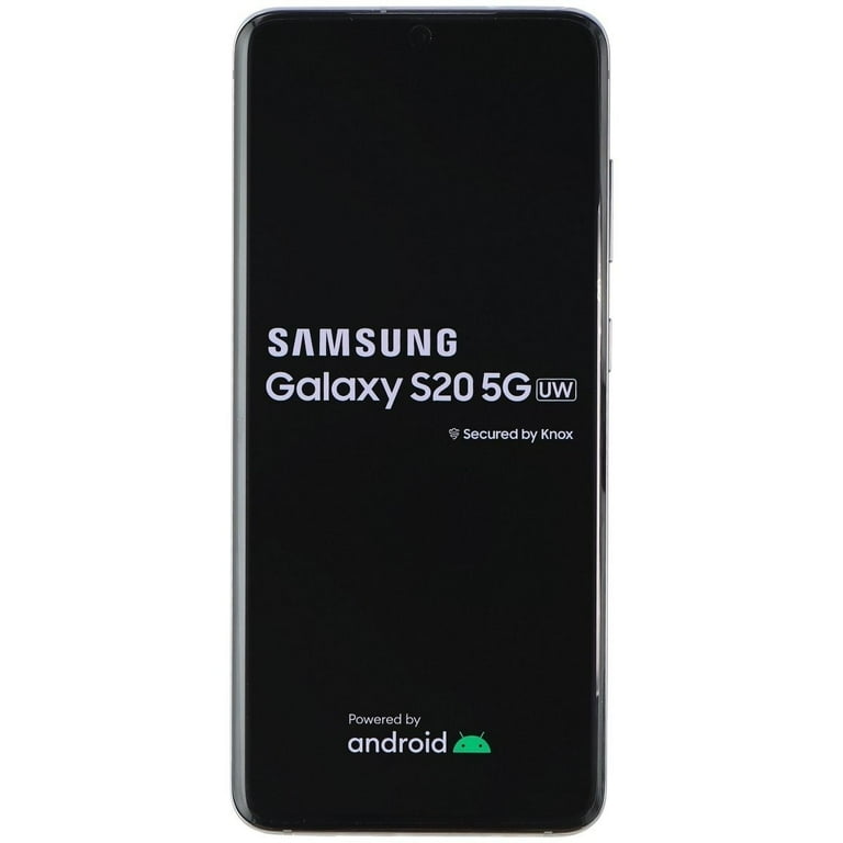 Samsung Galaxy S20 5G UW Android Phone, 6.2-in, 128GB, Cosmic Gray