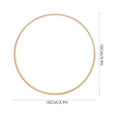 thumbnail image 3 of HLONK 10pcs Bamboo Embroidery Hoops 10cm for Cross Stitch, 3 of 6