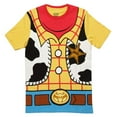 thumbnail image 3 of Disney Pixar Toy Story Shirt Men's I Am Woody Sheriff Cowboy Costume Adult T-Shirt, 3 of 6