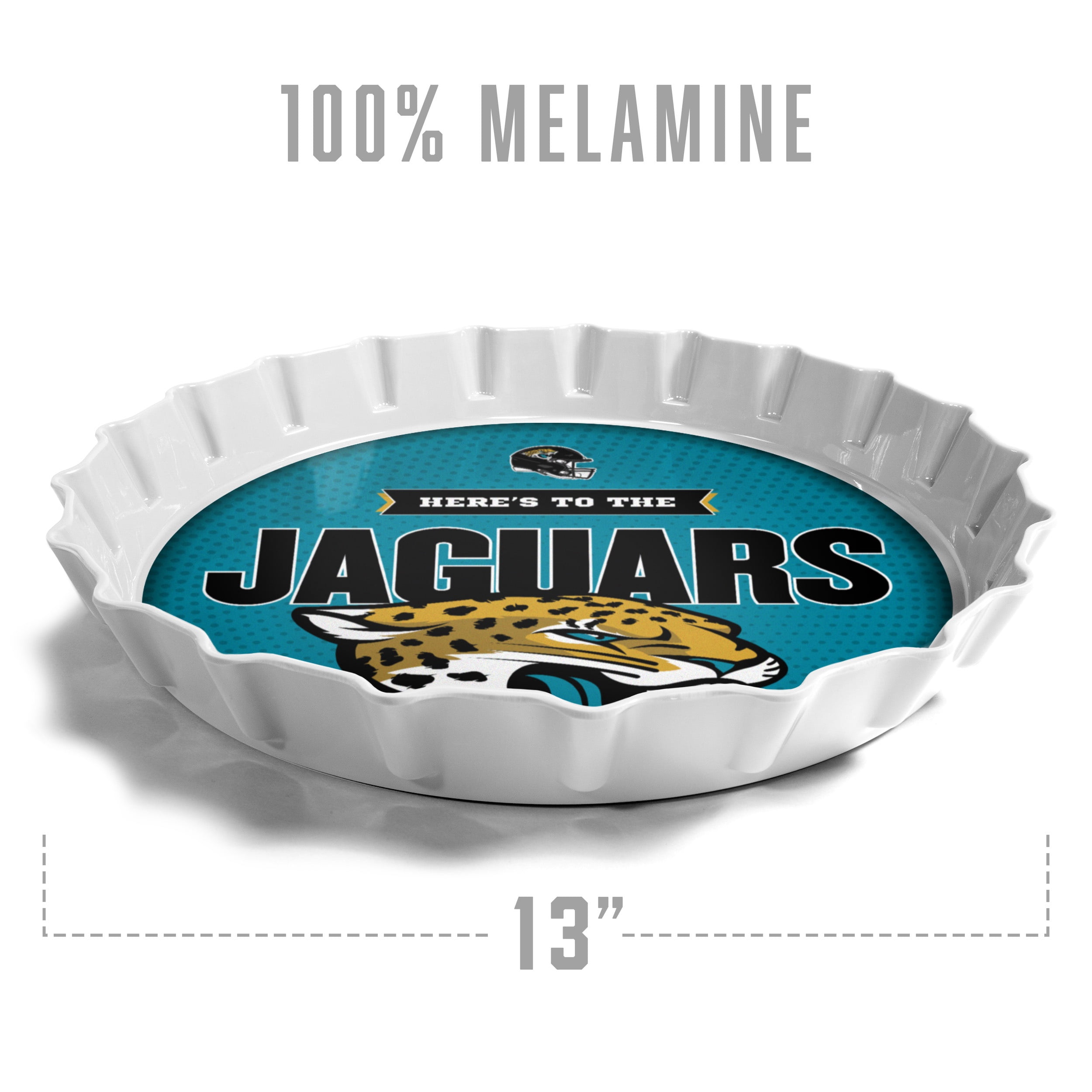 YouTheFan NFL Jacksonville Jaguars Bottle Cap Serving Tray