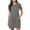 Dark Gray, variant on Women's Summer Casual T Shirt Dresses Short Sleeve Mini Dress with Pockets Women Crew Neck Swing Short Dresses