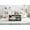 Black, variant on 43.3" 3-Tier Storage Coffee Table, Modern Wood Center Table with Stainless Steel Legs, Easy Assembly Living Room Office Apartment, Retro Wood Grain