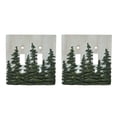 thumbnail image 3 of Rustic Evergreen Pine Trees Forest Wall Cover Plate 2-Pack Double Toggle Switch, 3 of 5