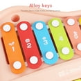 thumbnail image 4 of Danhjin Musical Toys for Toddlers 1-3, 2 in 1 Baby Piano Xylophone Toy with 8 Multicolored Keys, Preschool Educational Musical Learning Instruments for Kids, Christmas Gifts for Boys and Girls, 4 of 8