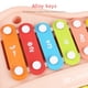 thumbnail image 4 of Juguete de piscina, piano xilófono 2 en 1 para bebés de 1 a 3 años, xilófono con teclado de 8 teclas multicolores, instrumento musical educativo preescolar para aprender a tocarlo., 4 of 8