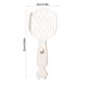 thumbnail image 3 of Pala de arena para gatos para tamizado rápido | Pala de plástico grande, mango ergonómico, cabeza inclinada, orificios de tamiz doble | Blanco, 10 pulgadas, fácil agarre, almacenamiento colgante,, 3 of 6