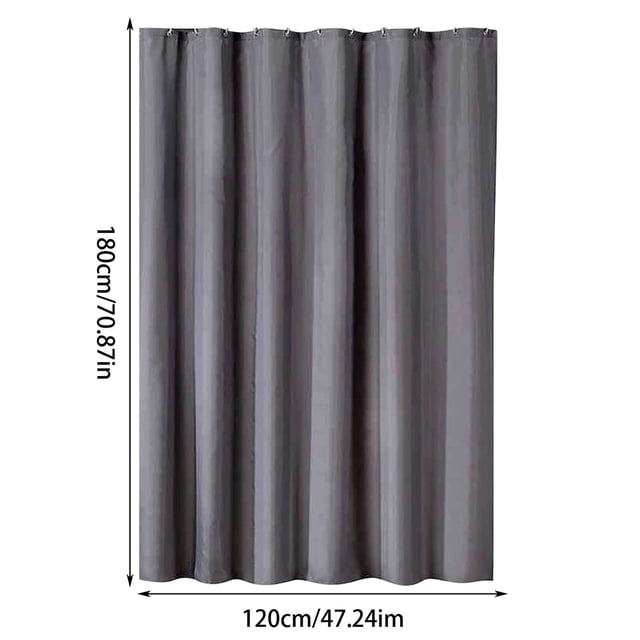 Curtains for Doors, 120X180Cm Bath Curtain Plain Color Bathroom Waterproof Thickened Polyester Bathroom Partition Curtain Door Curtain Bathroom Curtains Shower