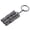 Black, variant on Portable Whistle, 150dB 3 Tube Outdoor Survival Sport Referee Pet Training Stainless Steel Whistle with Key Ring