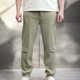 thumbnail image 1 of Ceisia Men Solid Color Corduroy Drawstring Pants Elastic Waist Tapered Leg Gift Trousers, 1 of 4