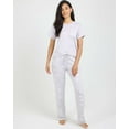 thumbnail image 2 of Real Essentials 2 Pack: Women's Pajama Set - Choose from Short Sleeve with Pocket or Long Sleeve without Pocket, 2 of 7