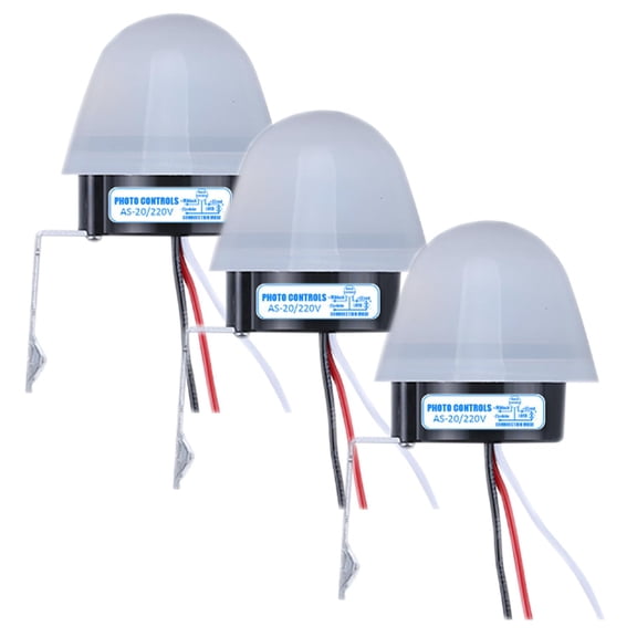 Sensor de interruptor de luz VentDepot MXIMN-003 3 Piezas Blanco
