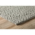 thumbnail image 5 of Addison Rugs Addison Boulder Chunky Hand-loomed Wool Area Rug Fog 5' x 7'6" 5' x 8' Rectangle, 5 of 5