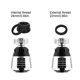 thumbnail image 3 of Aireador para grifo WINBOB con boquilla giratoria 360° y ahorro de agua, 3 of 5