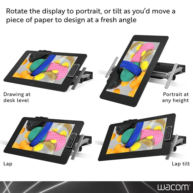 Wacom ACK62801K Ergo Stand for Wacom Cintiq Pro 24, Gray - Walmart.com